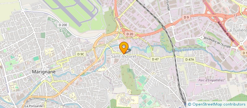 localisation de l'entreprise ENR SERVICES HABITAT  SAINT-VICTORET