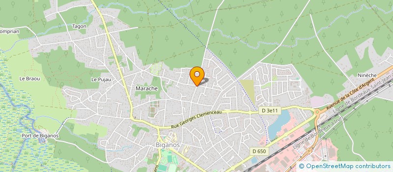 localisation de l'entreprise ENR'TECH  BIGANOS