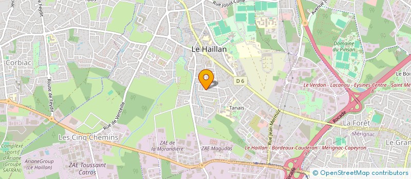 localisation de l'entreprise ENR-YOU à LE HAILLAN