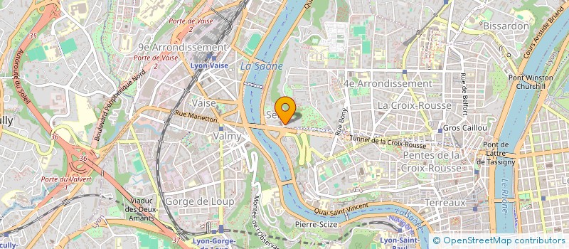 localisation de l'entreprise ENR6  LYON