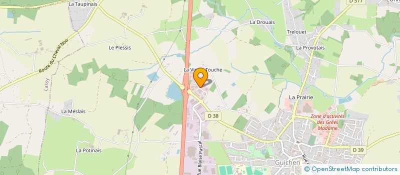 localisation de l'entreprise ENRAGE IMMO  GUICHEN