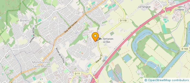 localisation de l'entreprise ENRAT  MONTBONNOT-SAINT-MARTIN