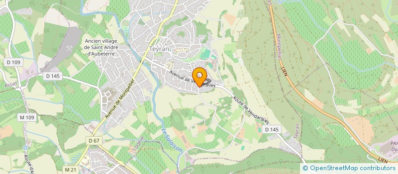 localisation de l'entreprise ENREGEST  TEYRAN