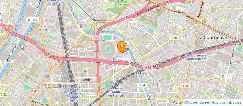 localisation de l'entreprise ENRG'B à SAINT-DENIS