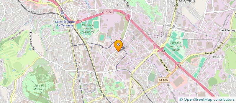 localisation de l'entreprise ENRGIA à SAINT-ETIENNE