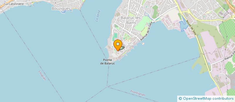 localisation de l'entreprise ENRICI - EL BATAL  BALARUC-LES-BAINS