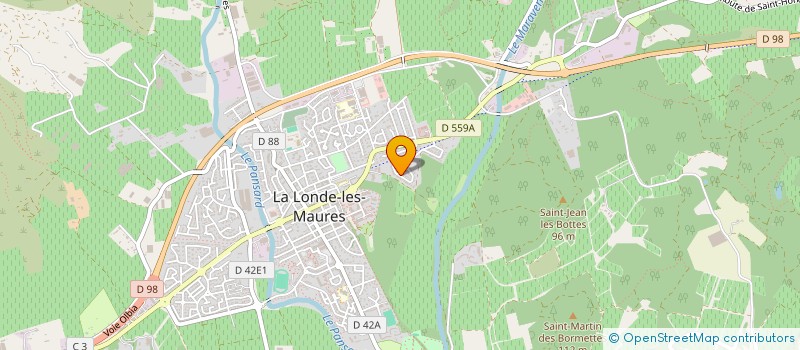 localisation de l'entreprise ENRICO FRANCIS  LA LONDE-LES-MAURES