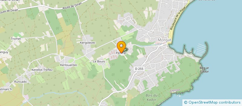 localisation de l'entreprise ENRIGHT  CROZON