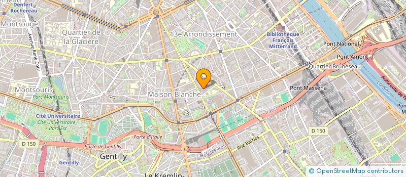 localisation de l'entreprise ENRJ 53  PARIS