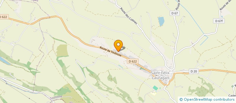 localisation de l'entreprise ENRJ & CO  SAINT-FELIX-LAURAGAIS