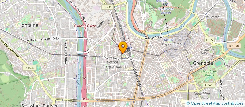 localisation de l'entreprise ENRJ CONSEIL&CO à GRENOBLE