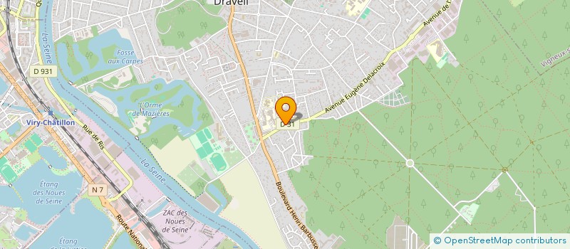localisation de l'entreprise ENRJ RENOV à DRAVEIL