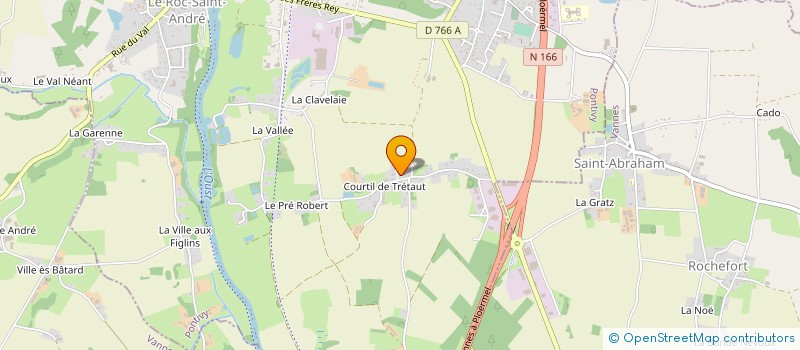 localisation de l'entreprise ENROBE BREIZH à VAL D'OUST