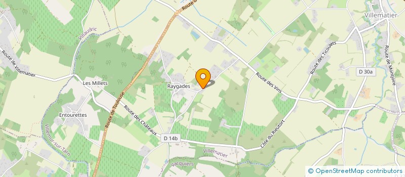 localisation de l'entreprise ENROCHEMENT TOULOUSAIN  VILLEMATIER