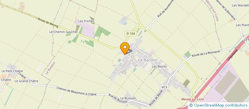 localisation de l'entreprise ENROPLUS à LE BARDON