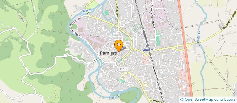 localisation de l'entreprise ENROUGE à PAMIERS
