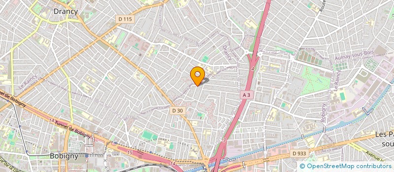 localisation de l'entreprise ENRTHERM à BOBIGNY