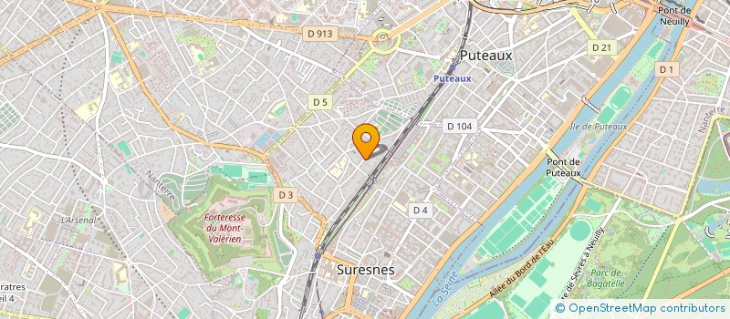 localisation de l'entreprise ENRWAY à SURESNES