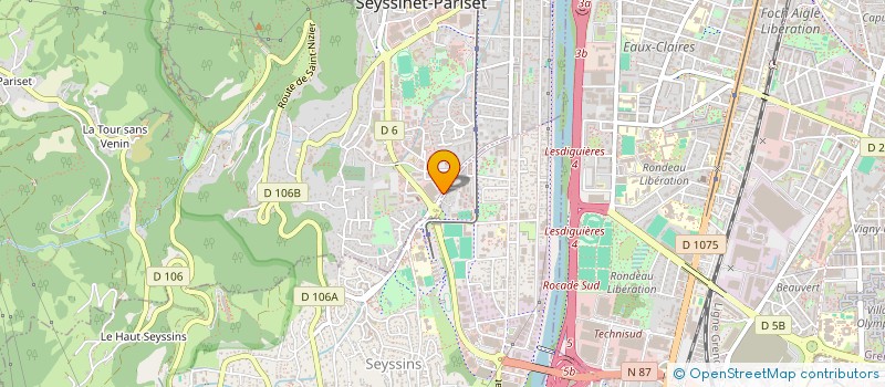 localisation de l'entreprise ENRX à SEYSSINET-PARISET