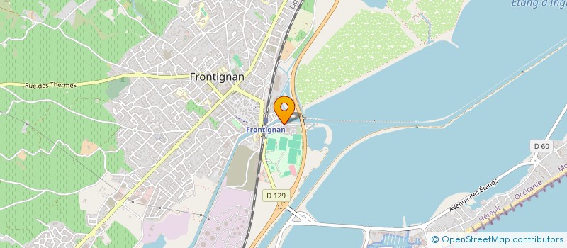 localisation de l'entreprise ENS à FRONTIGNAN