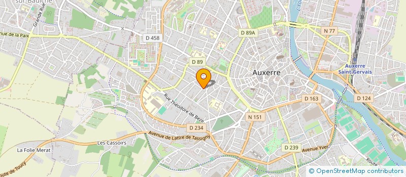 localisation de l'entreprise ENS CATHOLIQUE SERVICE DIOCESAIN YONNE à AUXERRE