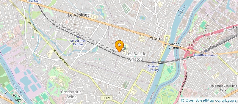 localisation de l'entreprise ENS CONSEIL  LE VESINET