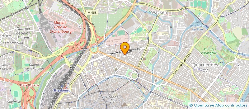 localisation de l'entreprise ENS CONSEIL  STRASBOURG