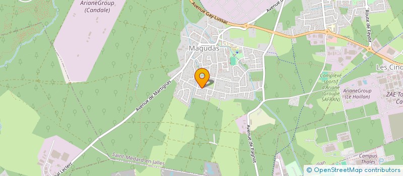 localisation de l'entreprise ENS-CONSULT à SAINT-MEDARD-EN-JALLES