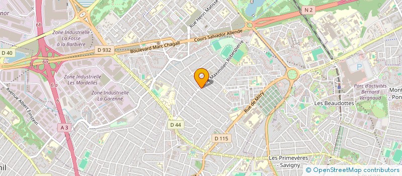 localisation de l'entreprise ENS CONSULTING à AULNAY-SOUS-BOIS