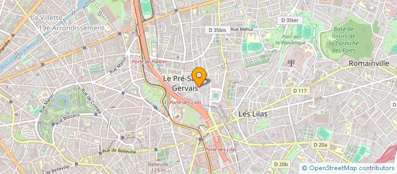 localisation de l'entreprise ENS CONSULTING à LE PRE-SAINT-GERVAIS