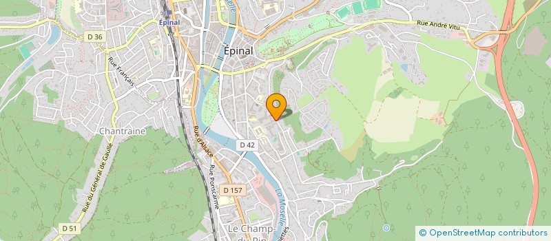 localisation de l'entreprise ENS NOTRE DAME SAINT JOSEPH à EPINAL