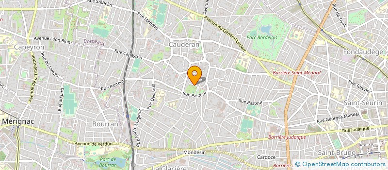 localisation de l'entreprise ENS POST UNIVERS ODONTO STOMATO AQUITAIN à BORDEAUX