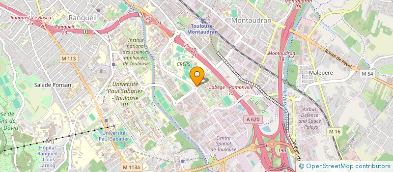 localisation de l'entreprise ENS RESID ECOLE NAT AVIATION CIVILE à TOULOUSE