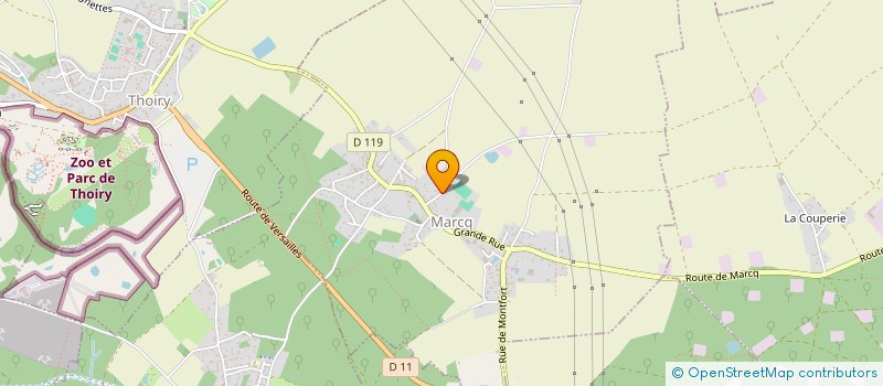 localisation de l'entreprise ENSA  MARCQ