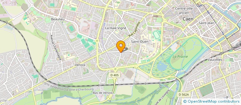 localisation de l'entreprise ENSA à CAEN