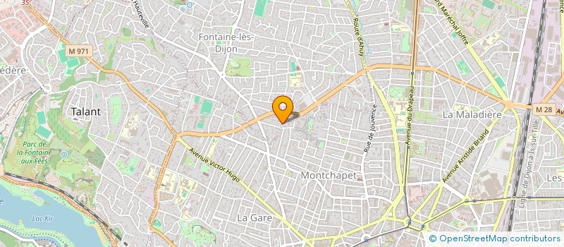 localisation de l'entreprise ENSABLAGE ET PIECES CASSEES à FONTAINE-LES-DIJON