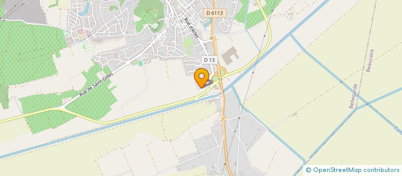 localisation de l'entreprise ENSADA  BELLEGARDE