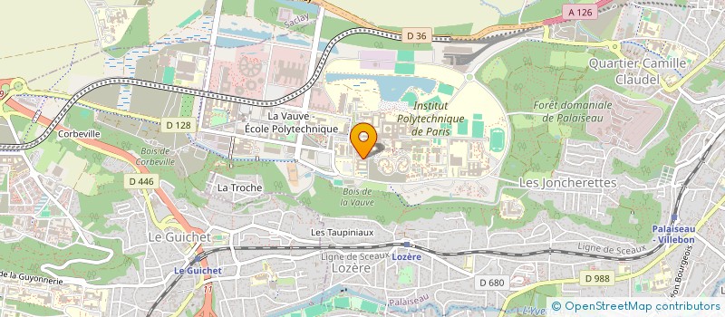 localisation de l'entreprise ENSAE ALUMNI à PALAISEAU
