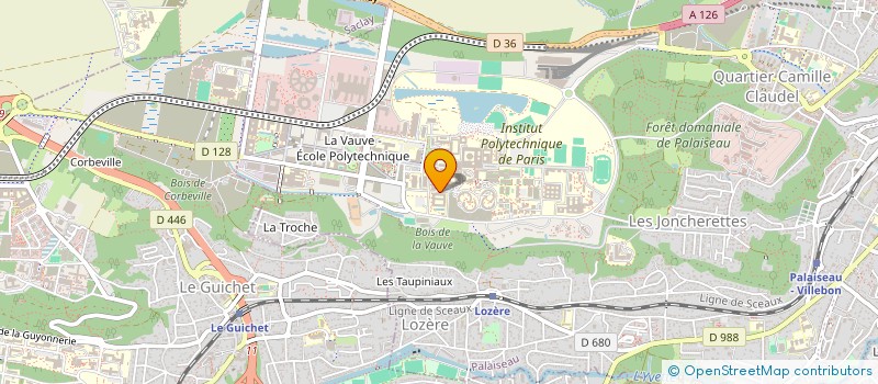localisation de l'entreprise ENSAE VOILE à PALAISEAU