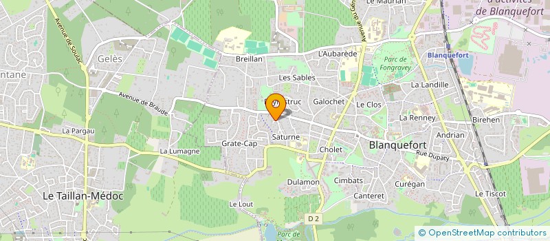 localisation de l'entreprise ENSAMPLE à BLANQUEFORT