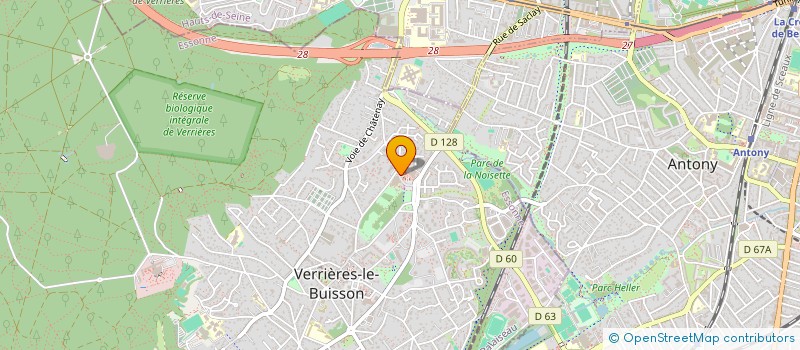 localisation de l'entreprise ENSAR  VERRIERES-LE-BUISSON