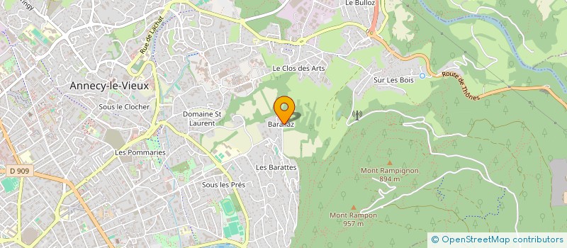 localisation de l'entreprise ENSAS CONSULTING à ANNECY