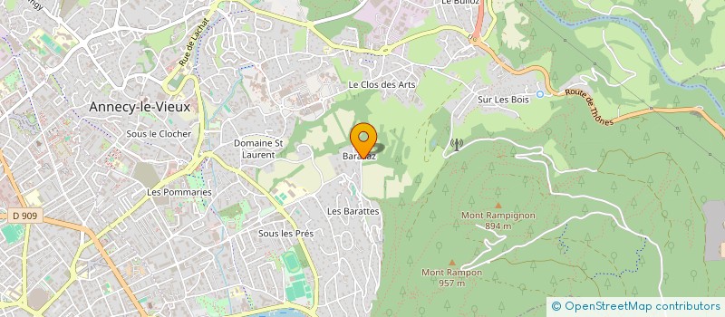 localisation de l'entreprise ENSAS HC à ANNECY