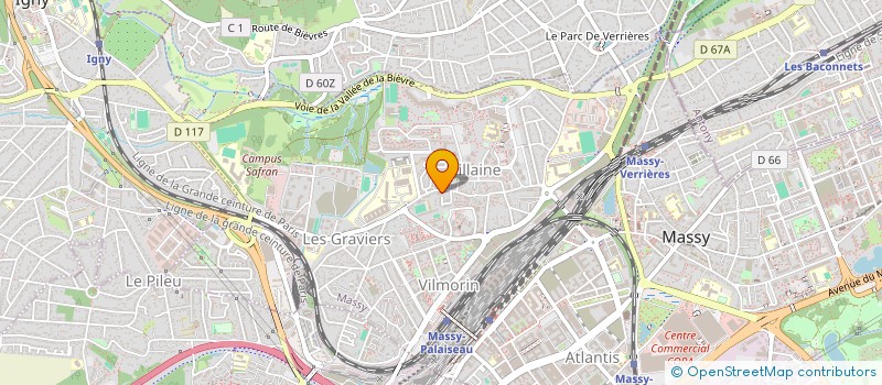 localisation de l'entreprise ENSE APPLI DE SECURITE à MASSY
