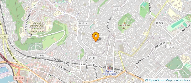 localisation de l'entreprise ENSEIGN FORMATION MEDECINES NATURELLES à MONT-SAINT-AIGNAN