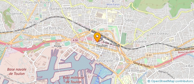 localisation de l'entreprise ENSEIGN POST UNIVERSI AIRE TOULONNAISE  TOULON