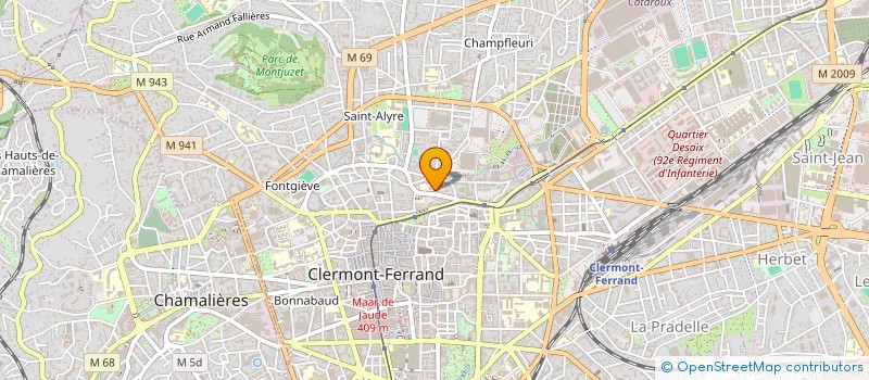 localisation de l'entreprise ENSEIGNANTES CLERMONT-FD  CLERMONT-FERRAND