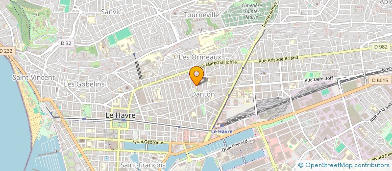 localisation de l'entreprise ENSEIGNANTS D EDUCATION PHYSIQUE SPORTIV à LE HAVRE