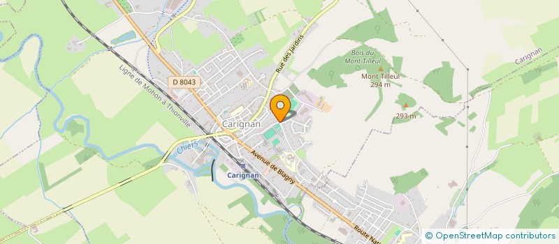 localisation de l'entreprise ENSEIGNE 08 PUBLICITE  CARIGNAN