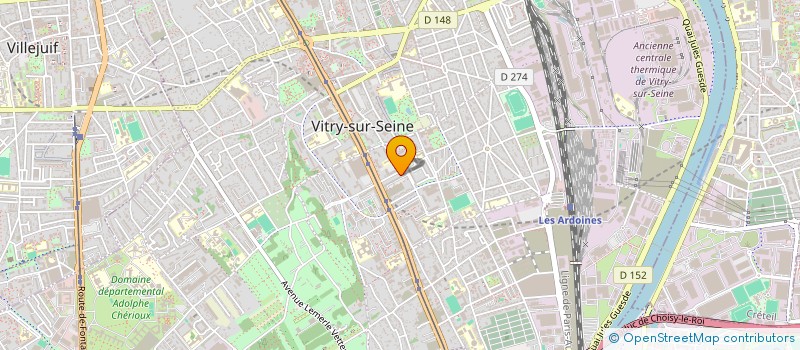 localisation de l'entreprise ENSEIGNE à VITRY-SUR-SEINE